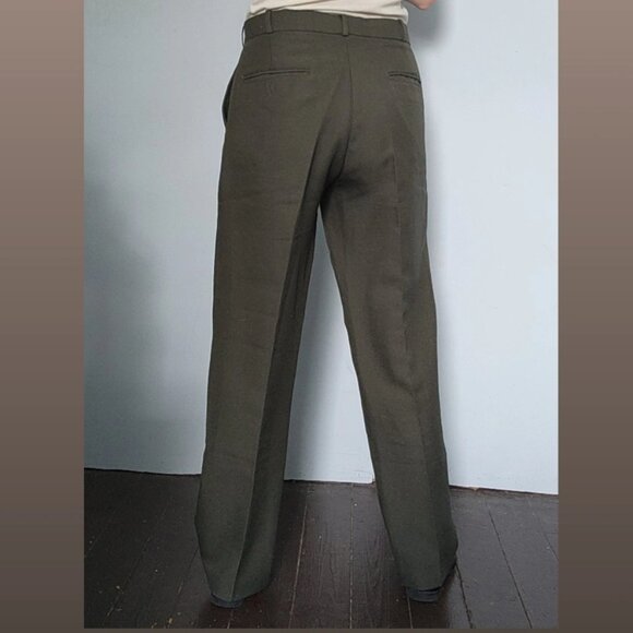 Moss green dress pants - Picture 2 of 9